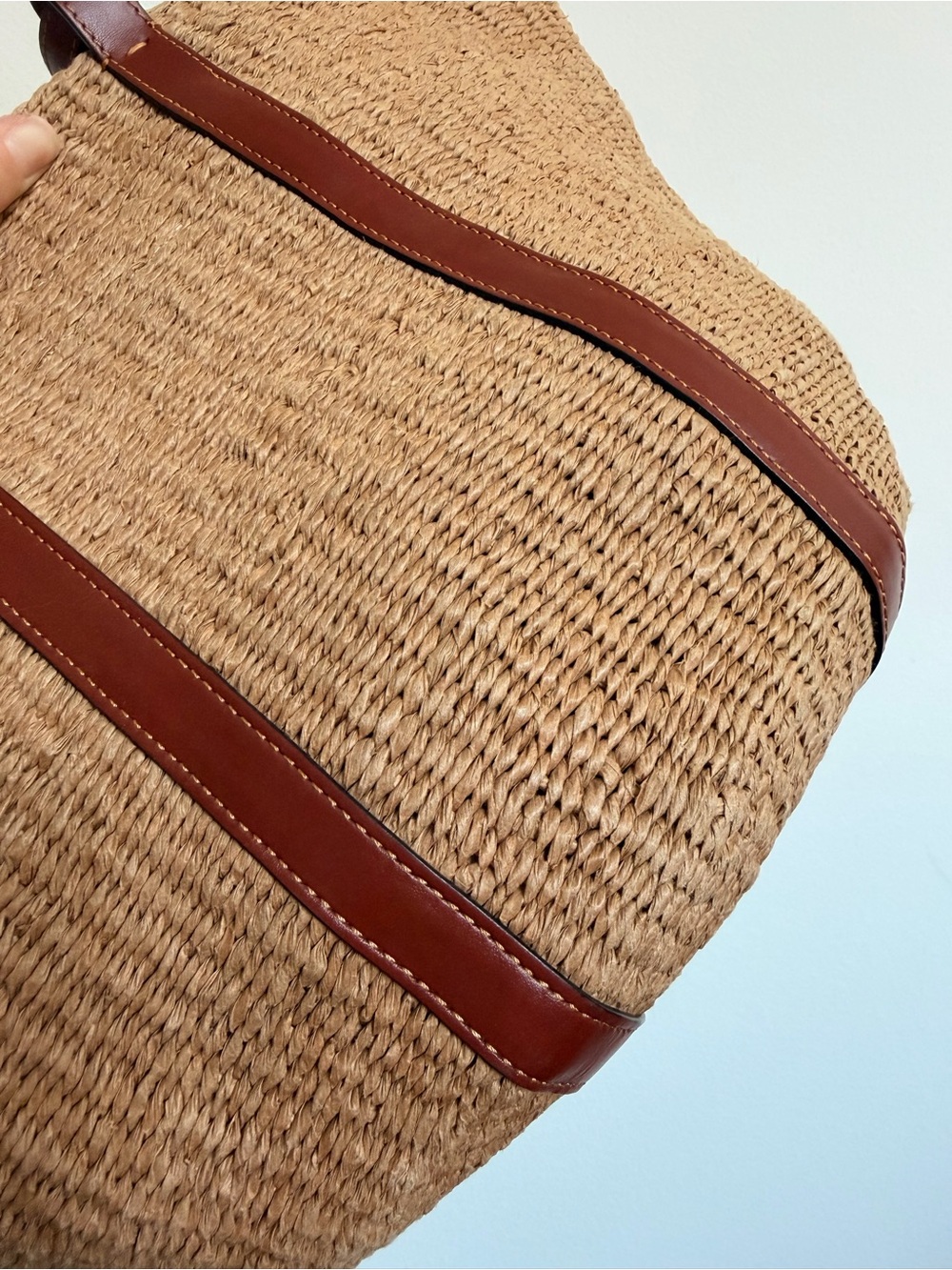 Chloe Tassel Raffia Bag - Picture 16 of 16